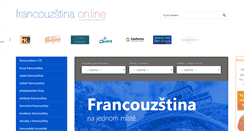 Desktop Screenshot of francouzstina-on-line.cz