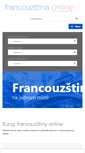 Mobile Screenshot of francouzstina-on-line.cz