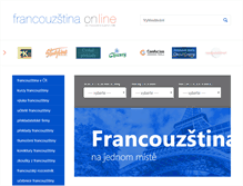 Tablet Screenshot of francouzstina-on-line.cz
